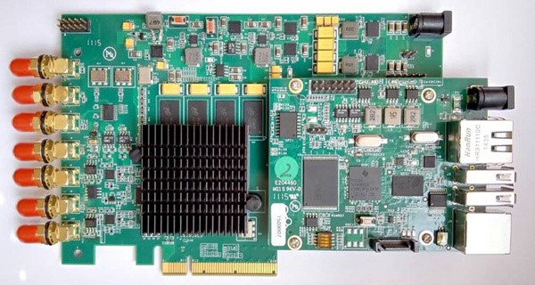 声学或脉冲信号的4通道AD采集DSP处理平台