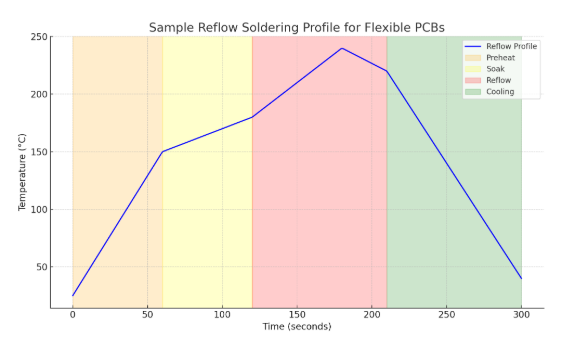 用于柔性 PCB 组装的回流焊曲线