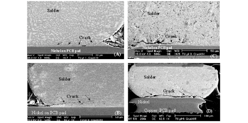 接头的 SEM 检查揭示了 PCB 焊接连接的微观细节 接头的 SEM 检查揭示了 PCB 焊接连接的微观细节