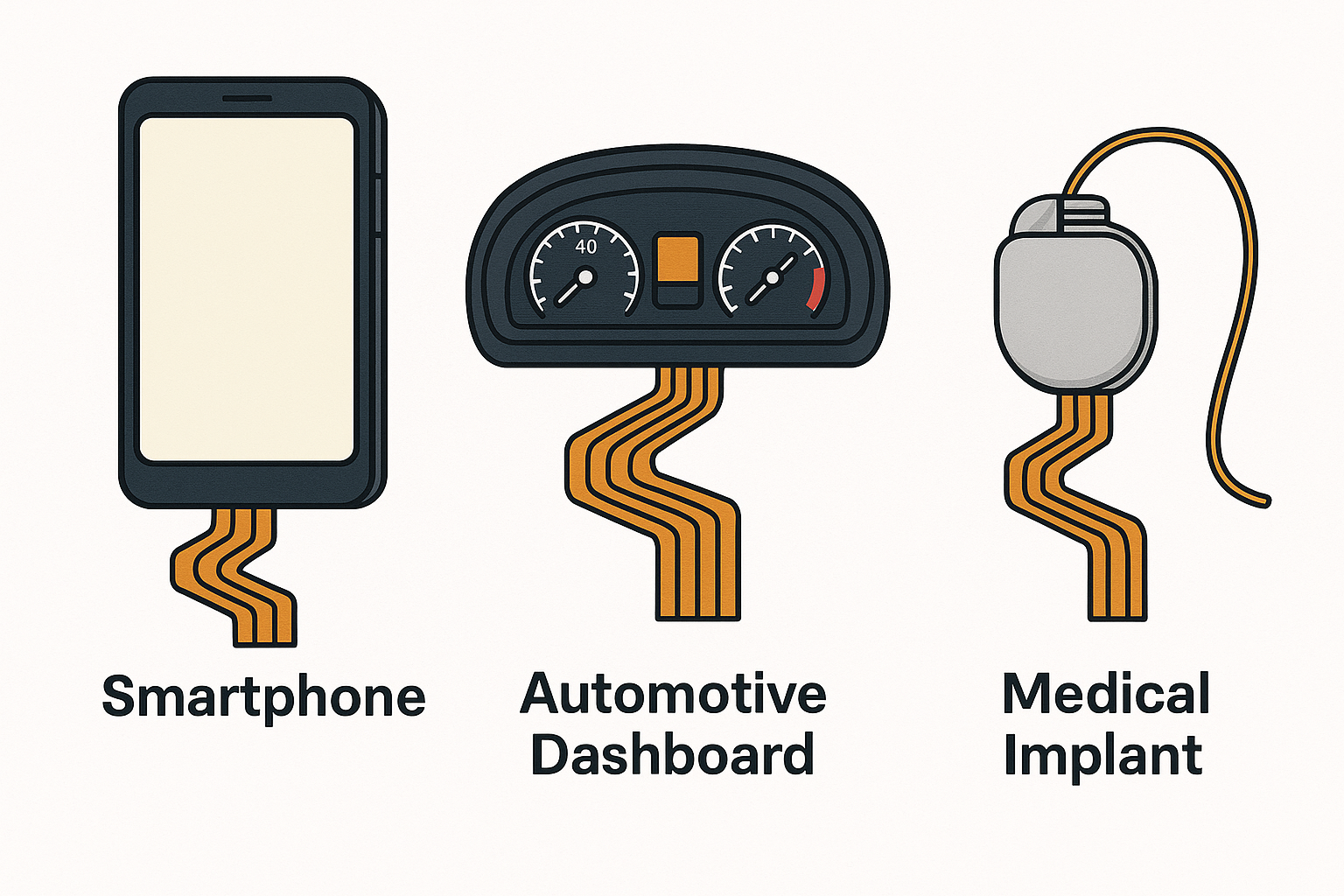 RIGID FLEX PCB 应用 RIGID FLEX PCB 应用