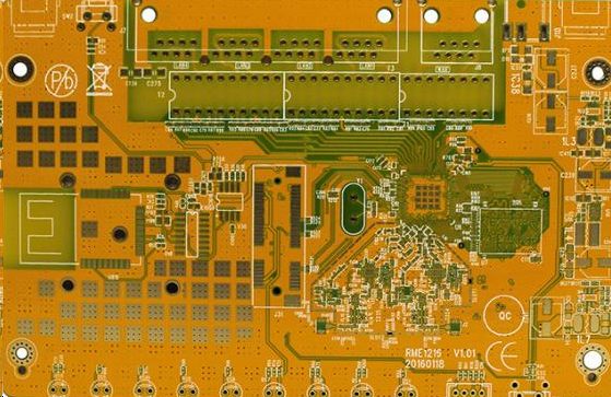 单层物联网PCB，带测试点和热设计。