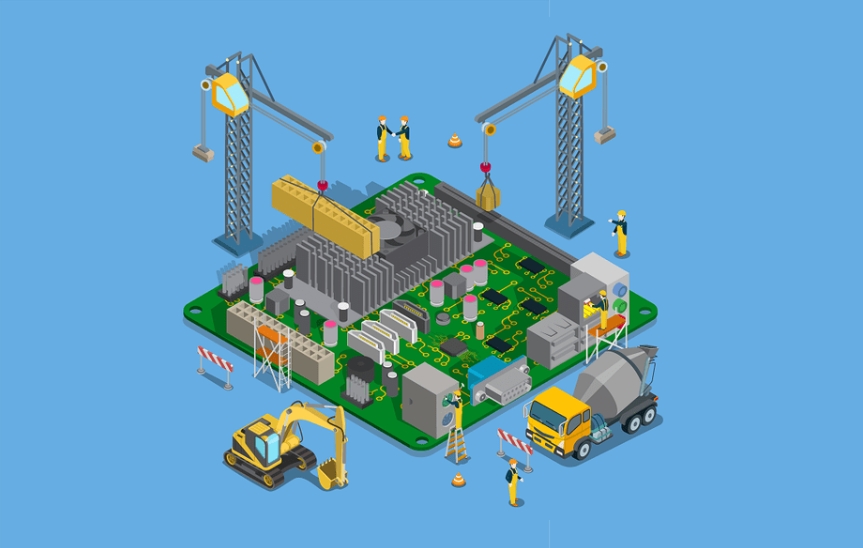用于汽车和医疗应用的带有绿色阻焊层的 PCB