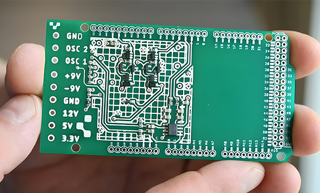 透明的PCB丝印设计,用于手动组装。 透明的PCB丝印设计,用于手动组装。