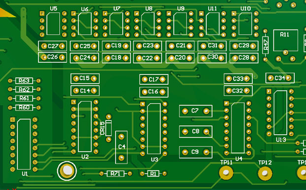 带有极性标记的 PCB 丝印,用于手动组装。 带有极性标记的 PCB 丝印,用于手动组装。