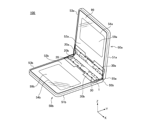 可折叠手机设计,展示带有柔性 PCB 的铰链 可折叠手机设计,展示带有柔性 PCB 的铰链